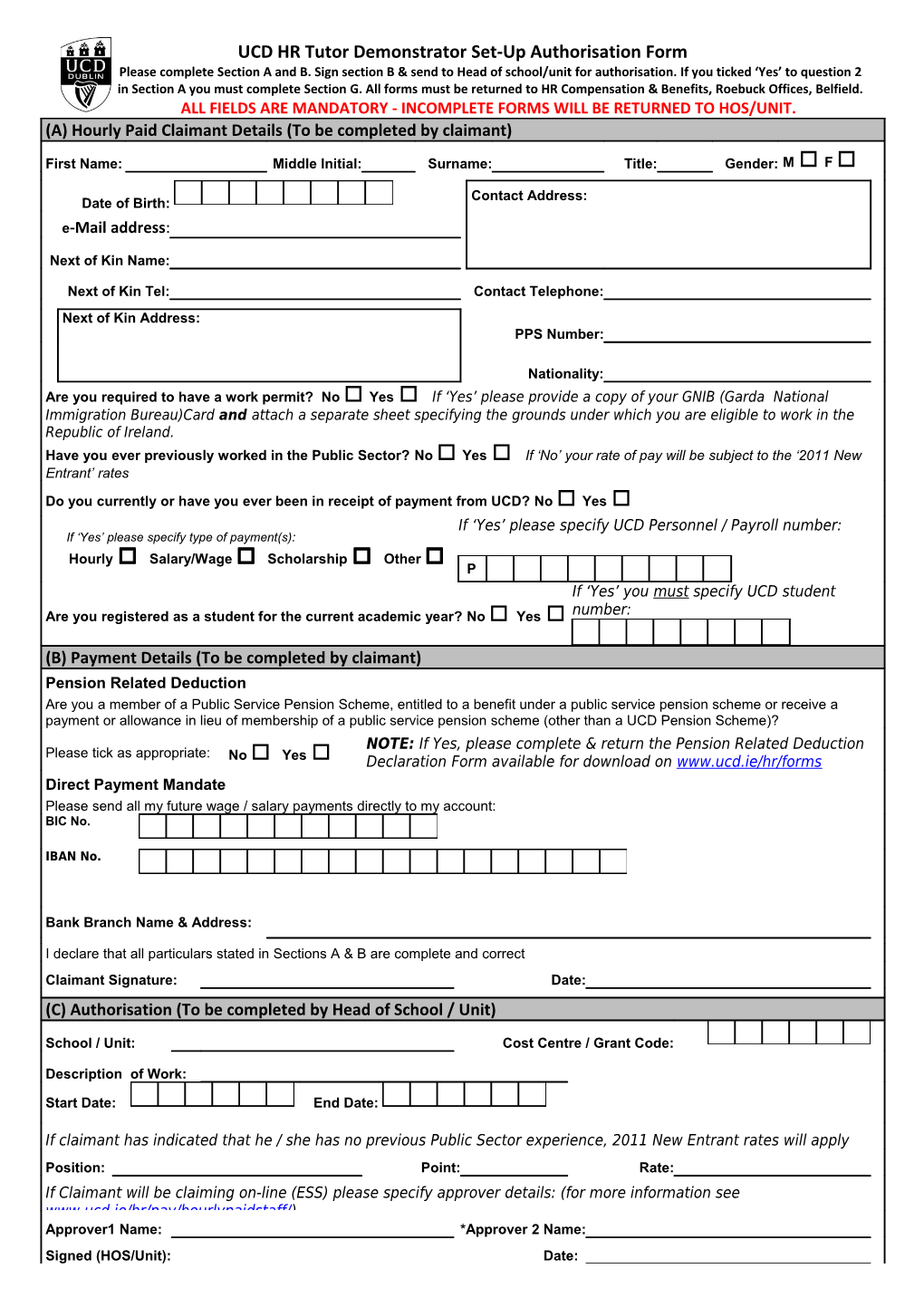 The Tutor / Demonstrator Is Not a Registered Student