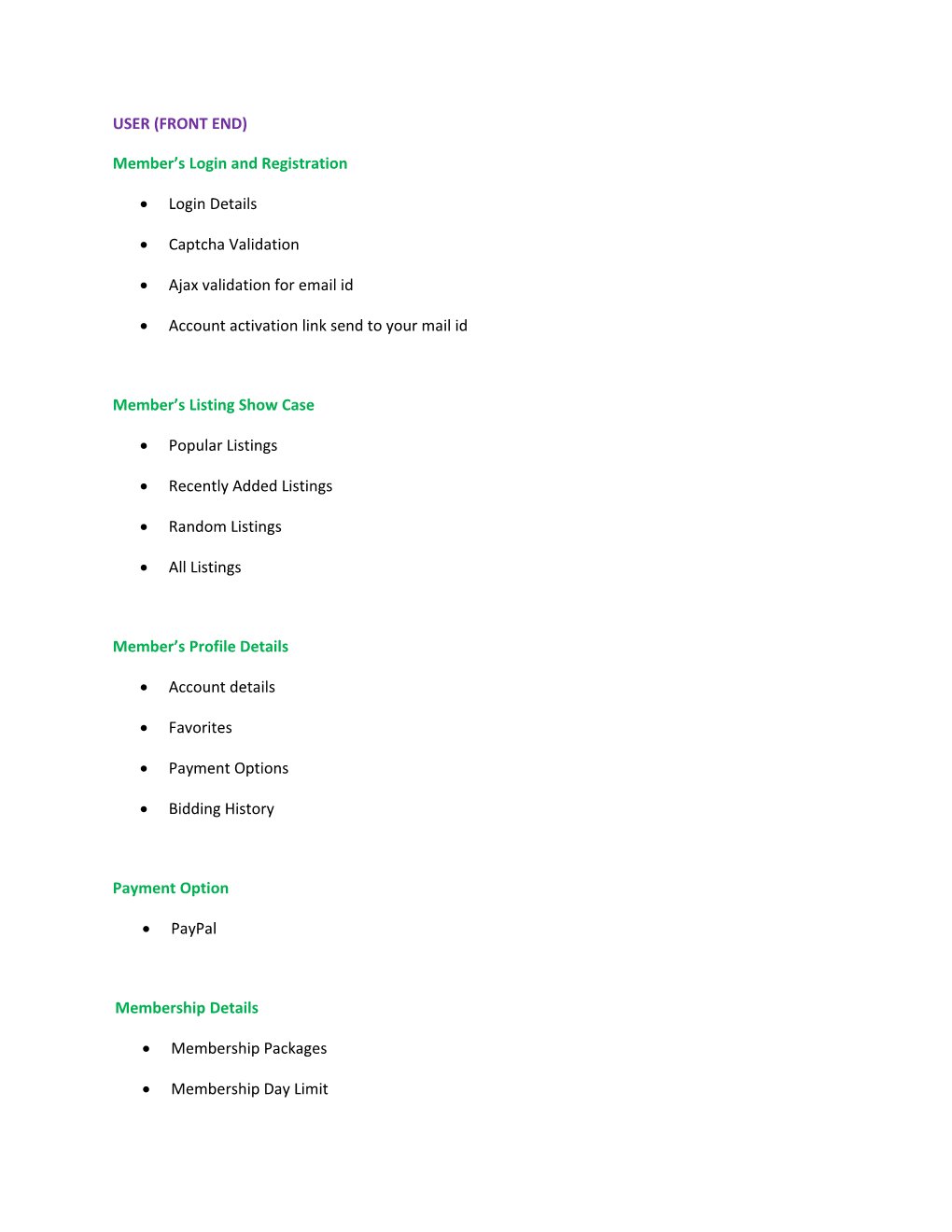 Member S Login and Registration