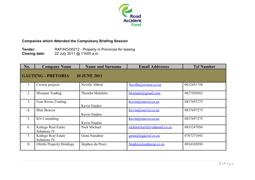 Attendance Register - Office Space in Prime Areas