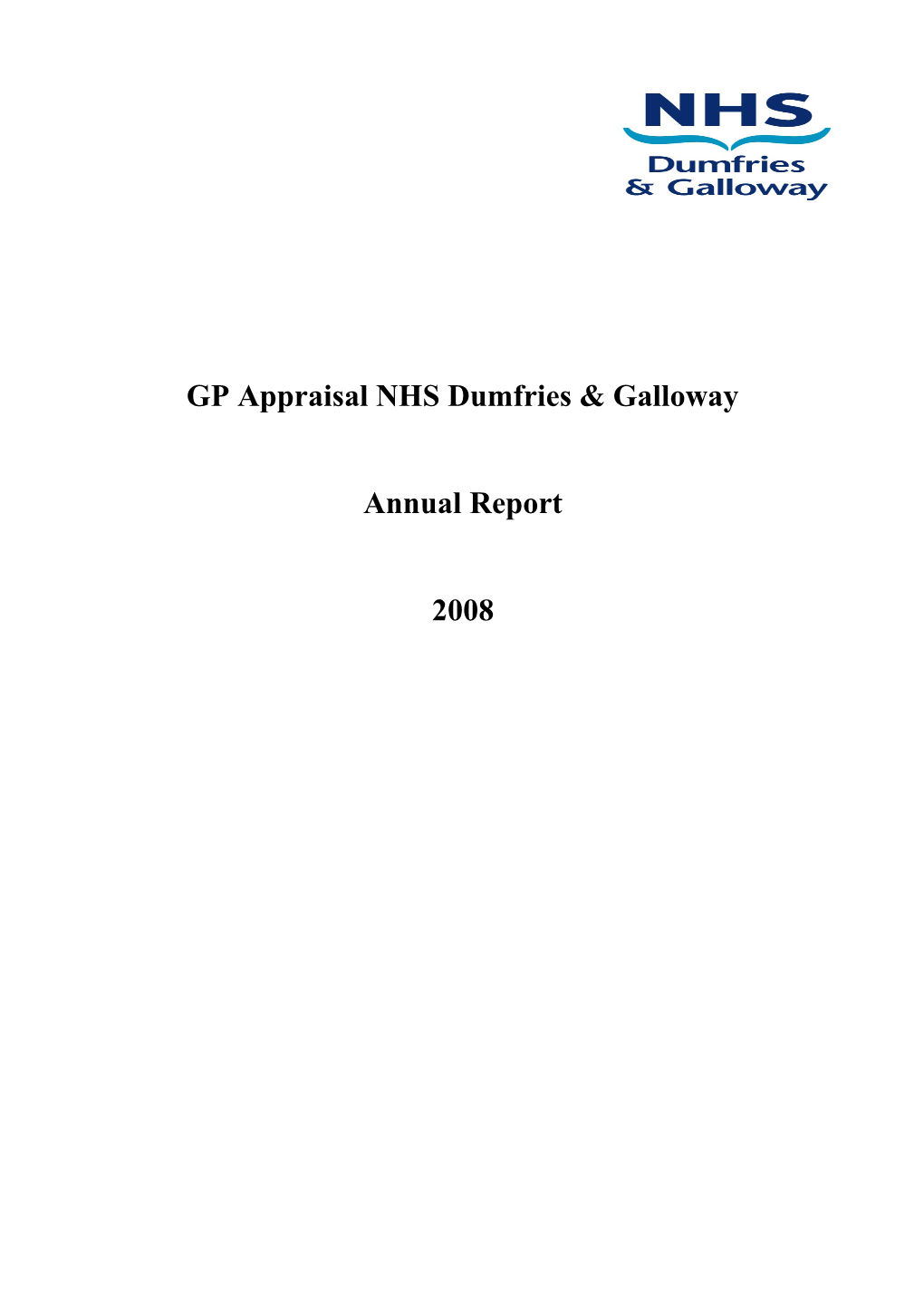 GP Appraisal NHS Dumfries & Galloway