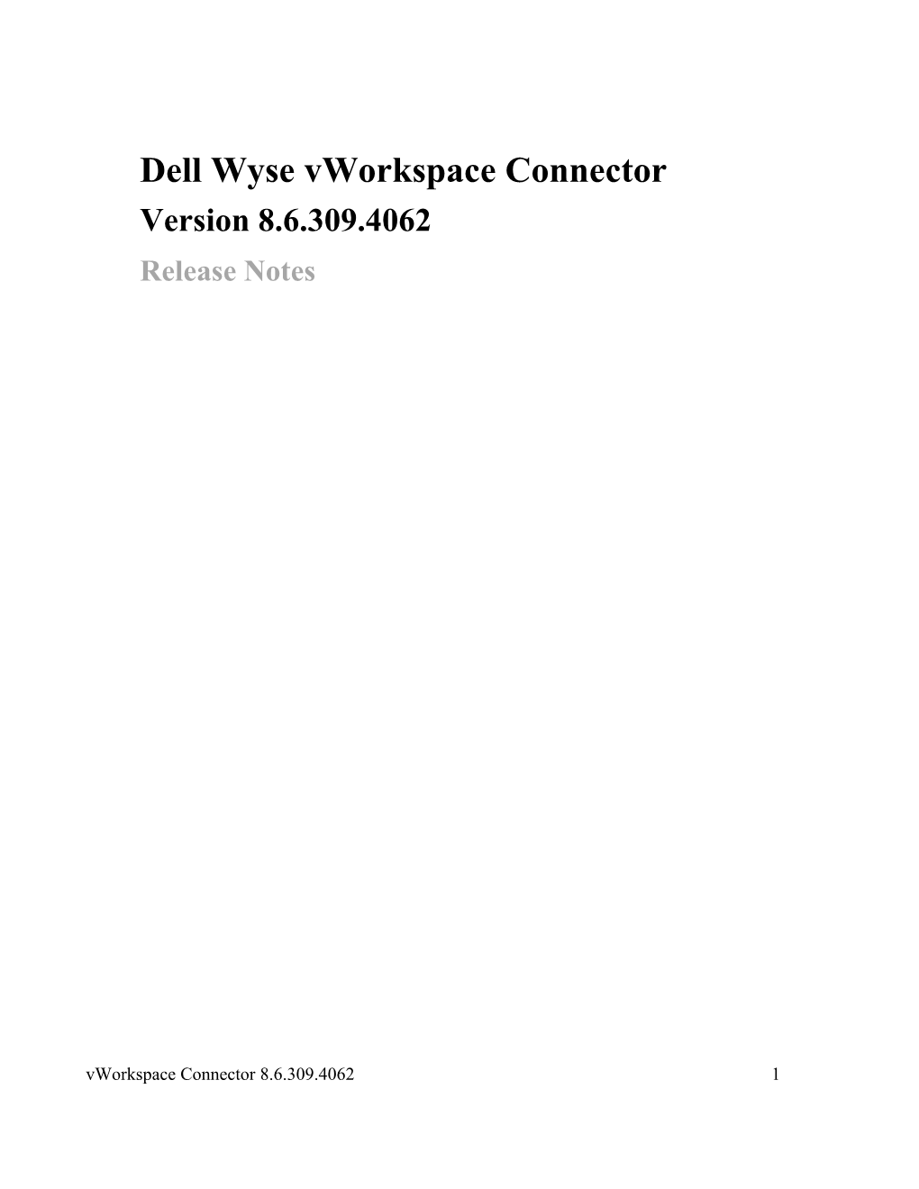Dell Wyse Vworkspace Connector