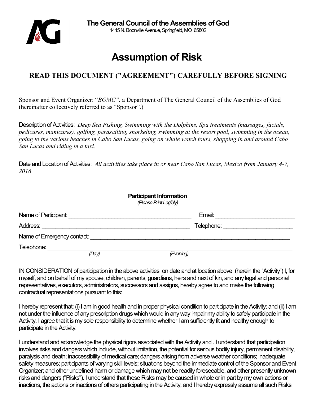 Read This Document ( Agreement ) Carefully Before Signing