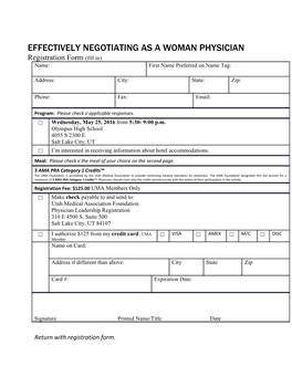 Effectively Negotiating As a Woman Physician