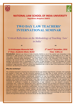National Law School of India University