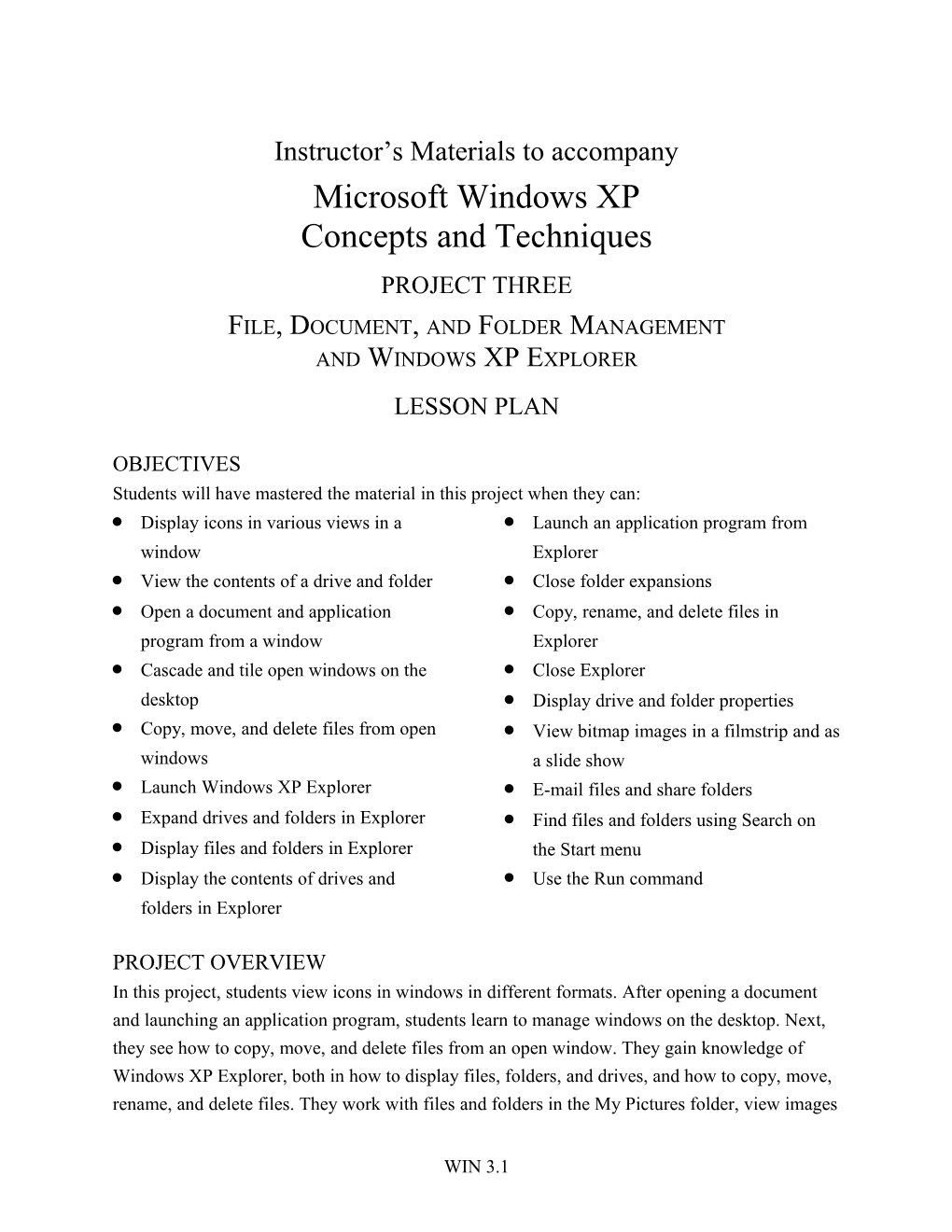 Project 3 Lesson Planwin 3.1