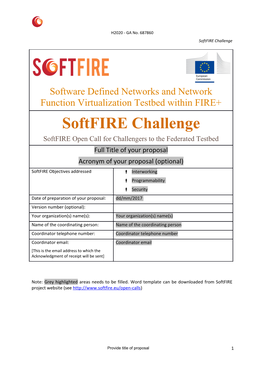 Softfire Open Call