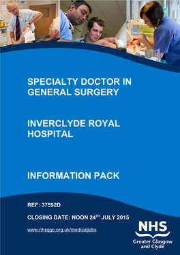 Specialty Doctor in General Surgery
