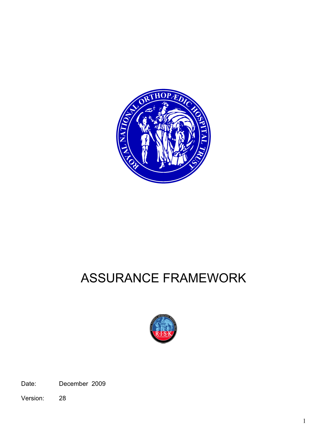 1.0The Assurance Framework - Background