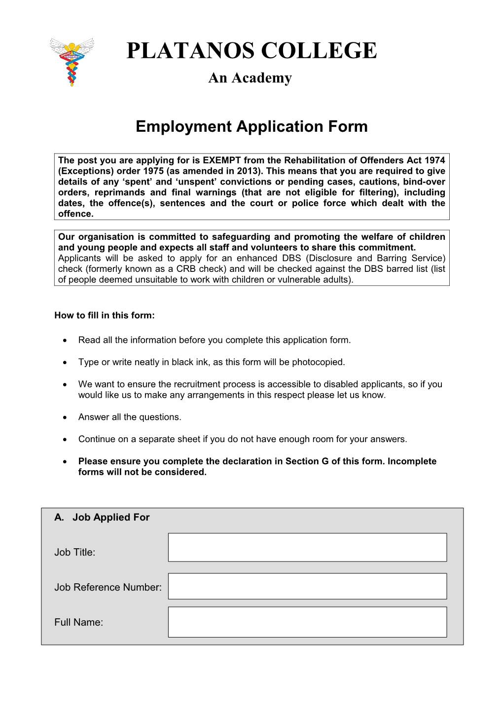 Employment Application Form s6