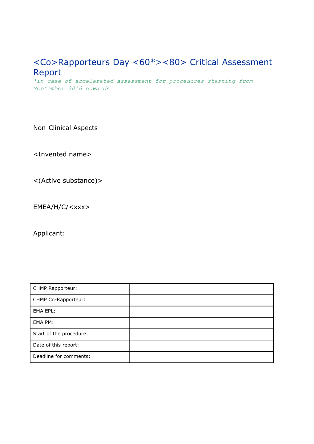 D80 Assessment Report - Non-Clinical Template Rev 10.16
