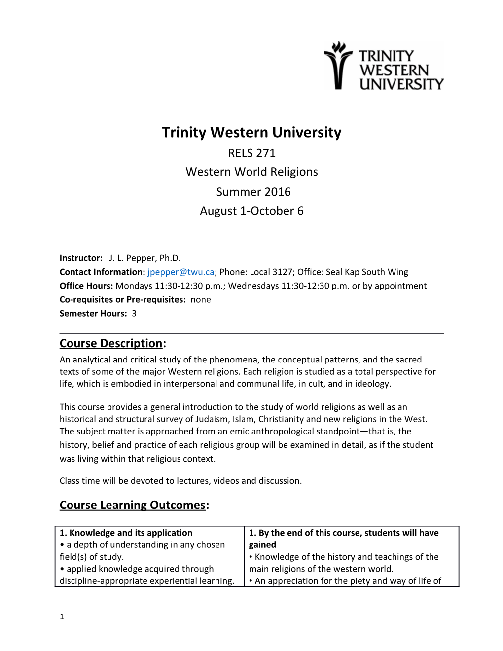 Trinity Western University s1