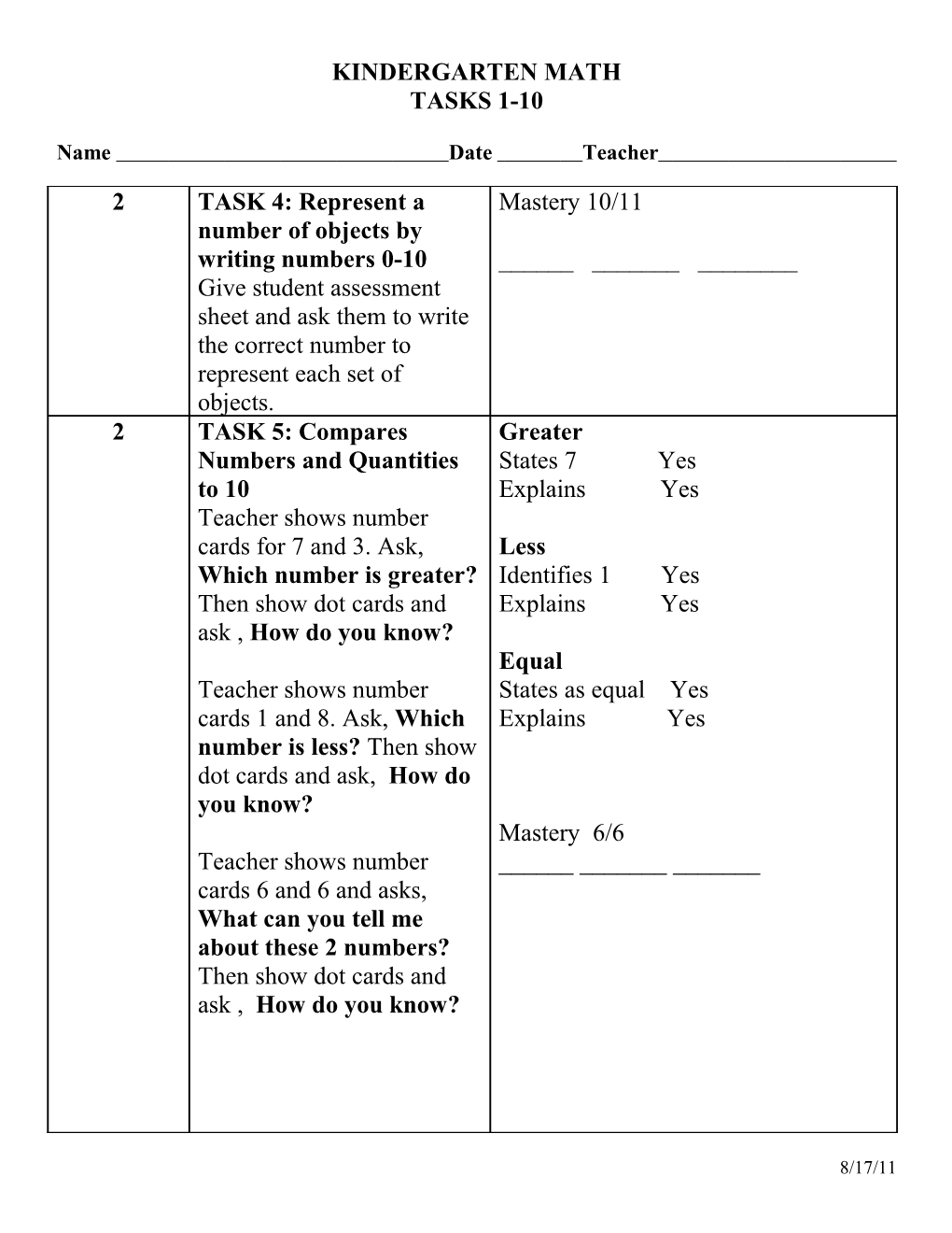 TASK 1: Sort by Two Attributes