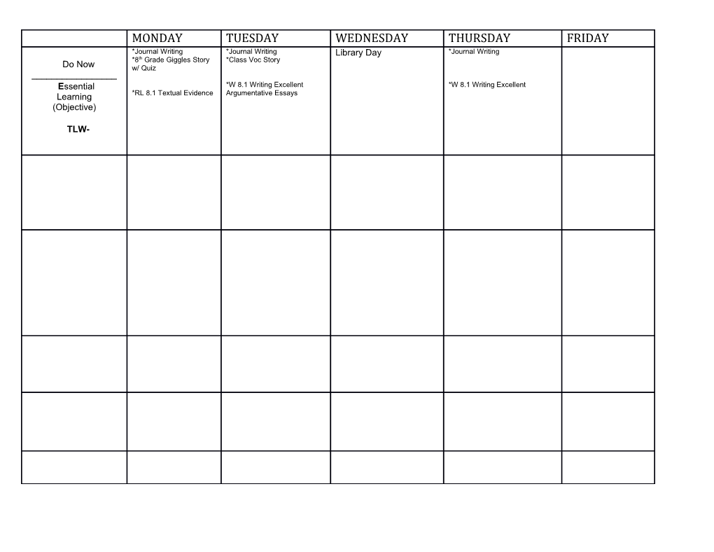 Guiding Question : What Does It Take to Write an Excellent Argumentative Essay?