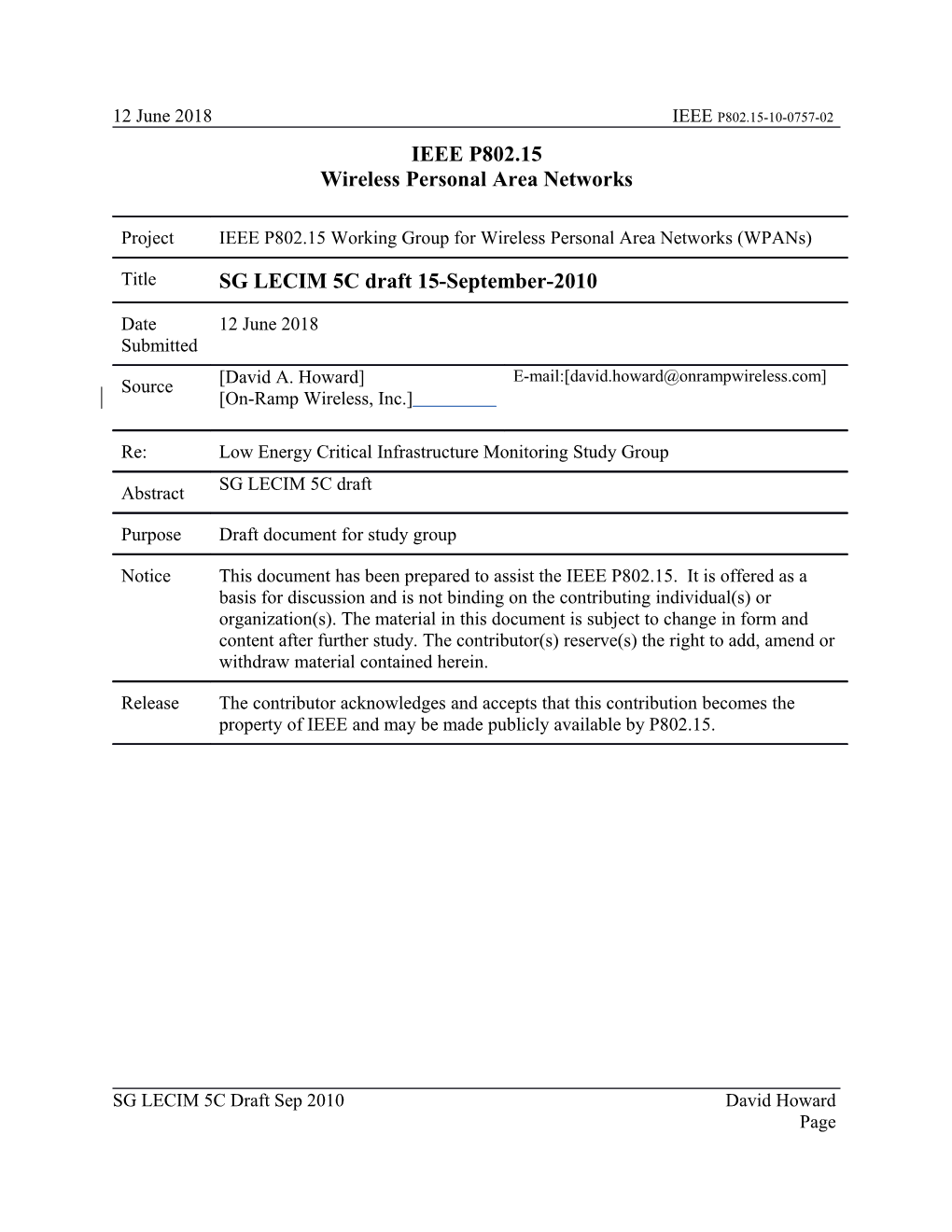 Wireless Personal Area Networks s9