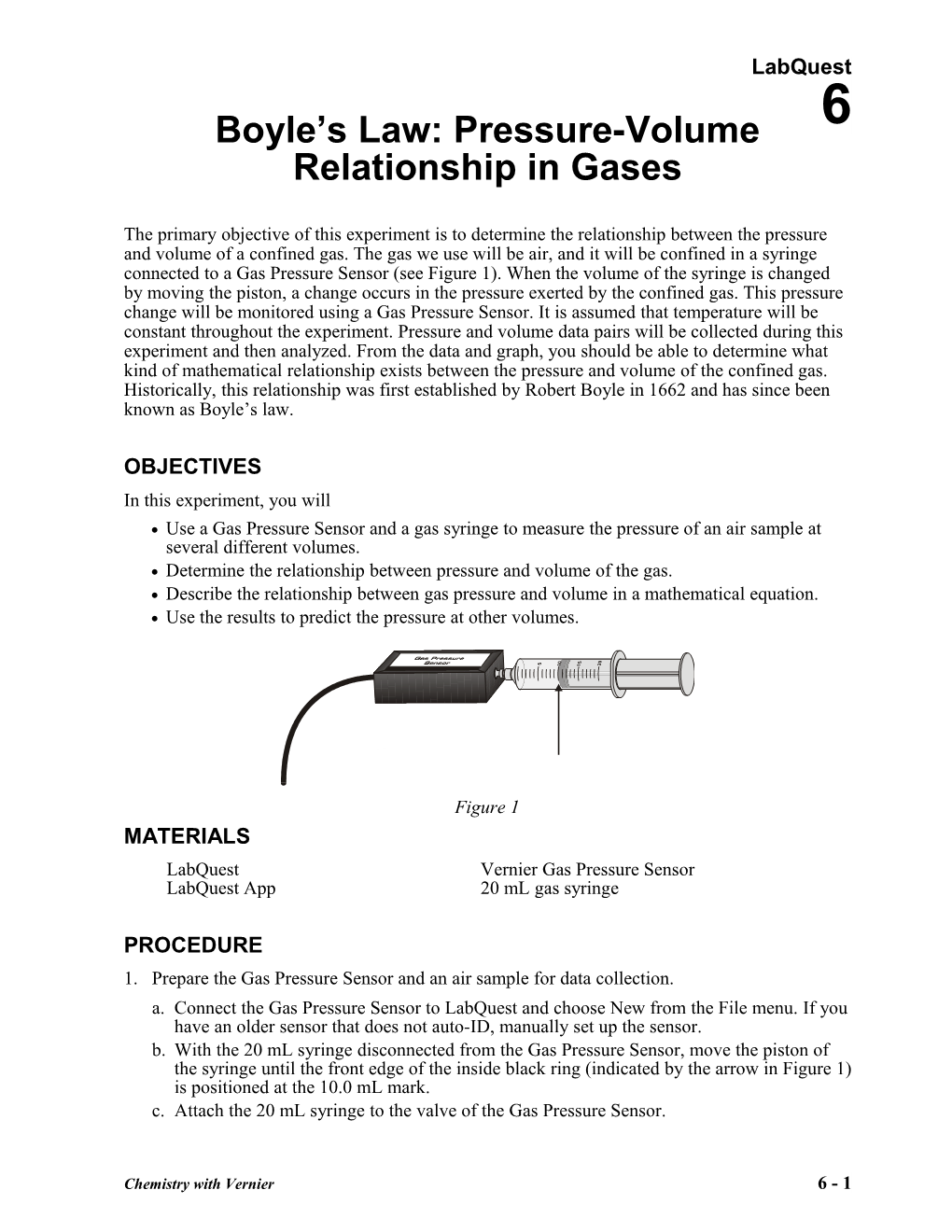 Boyle S Law: Pressure-Volume Relationship in Gases