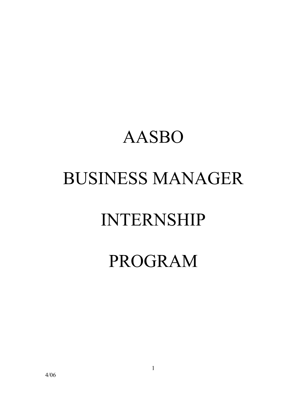 AASBO Advisor Overview