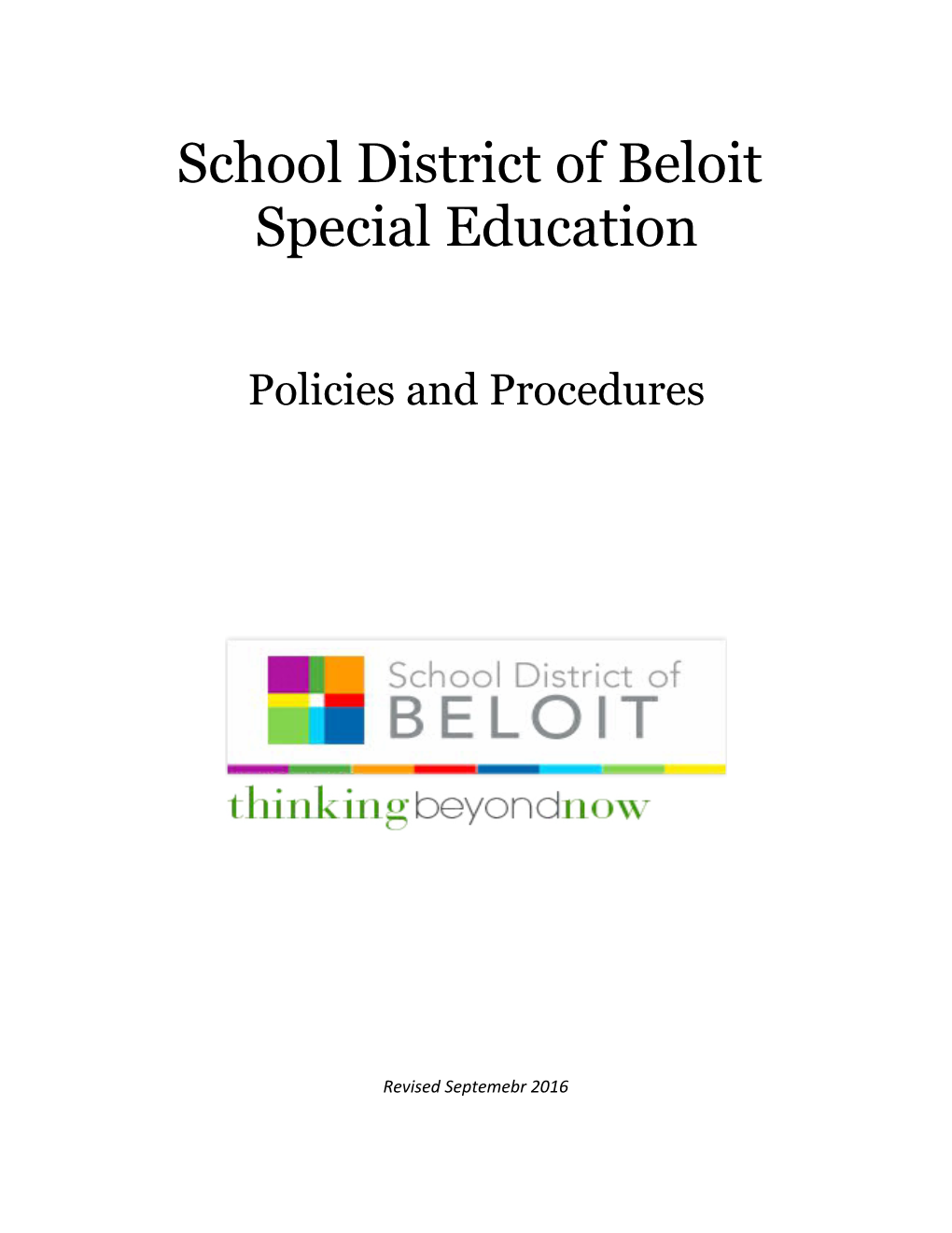 Model Local Educational Agency Policies and Procedures