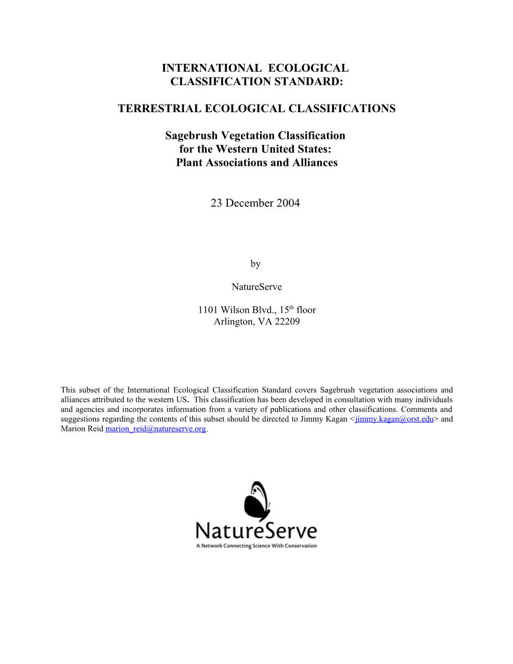 International Ecological Classification Standard