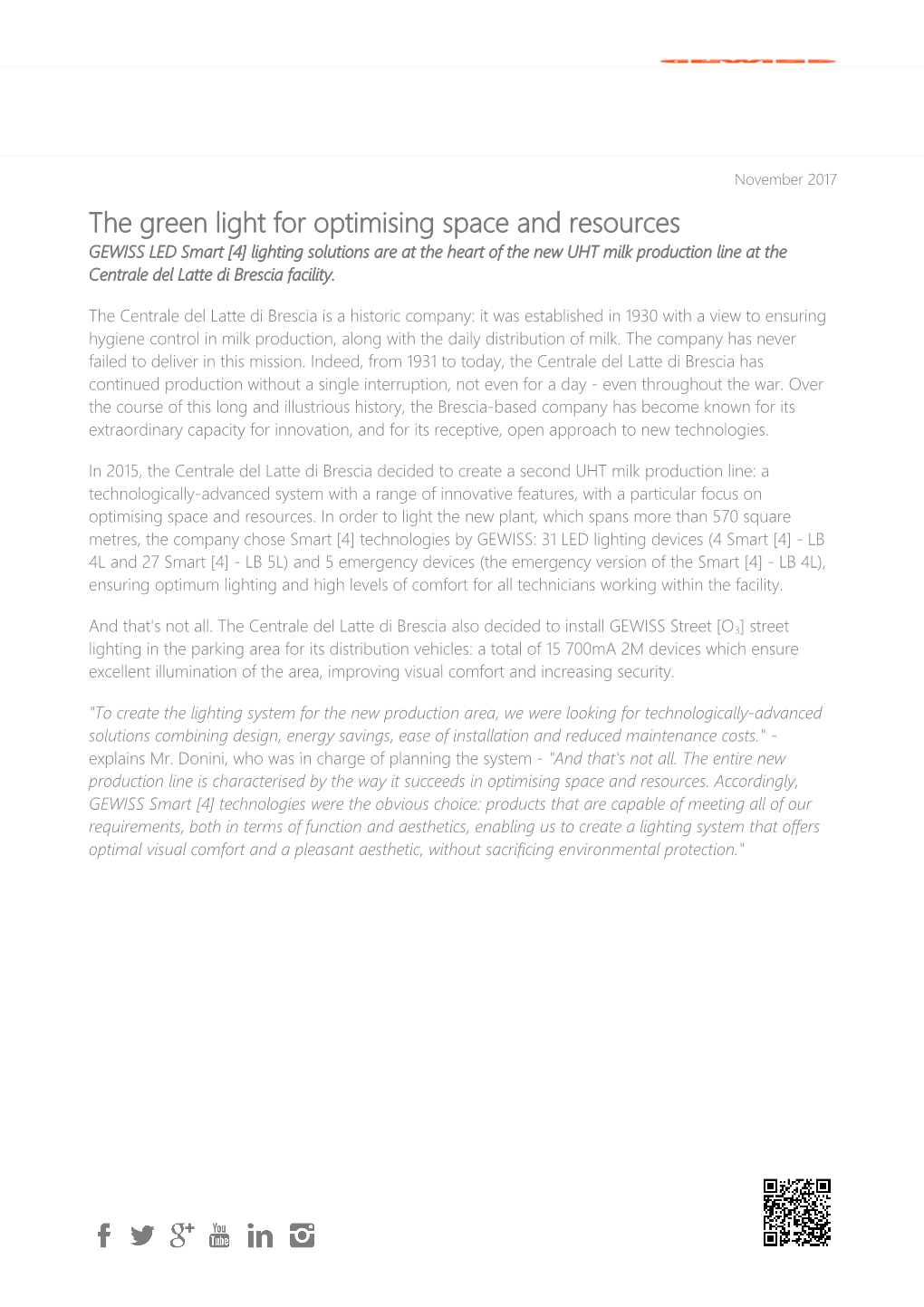 The Green Light for Optimising Space and Resources