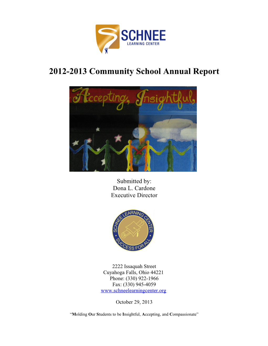 2012-2013 Community School Annual Report
