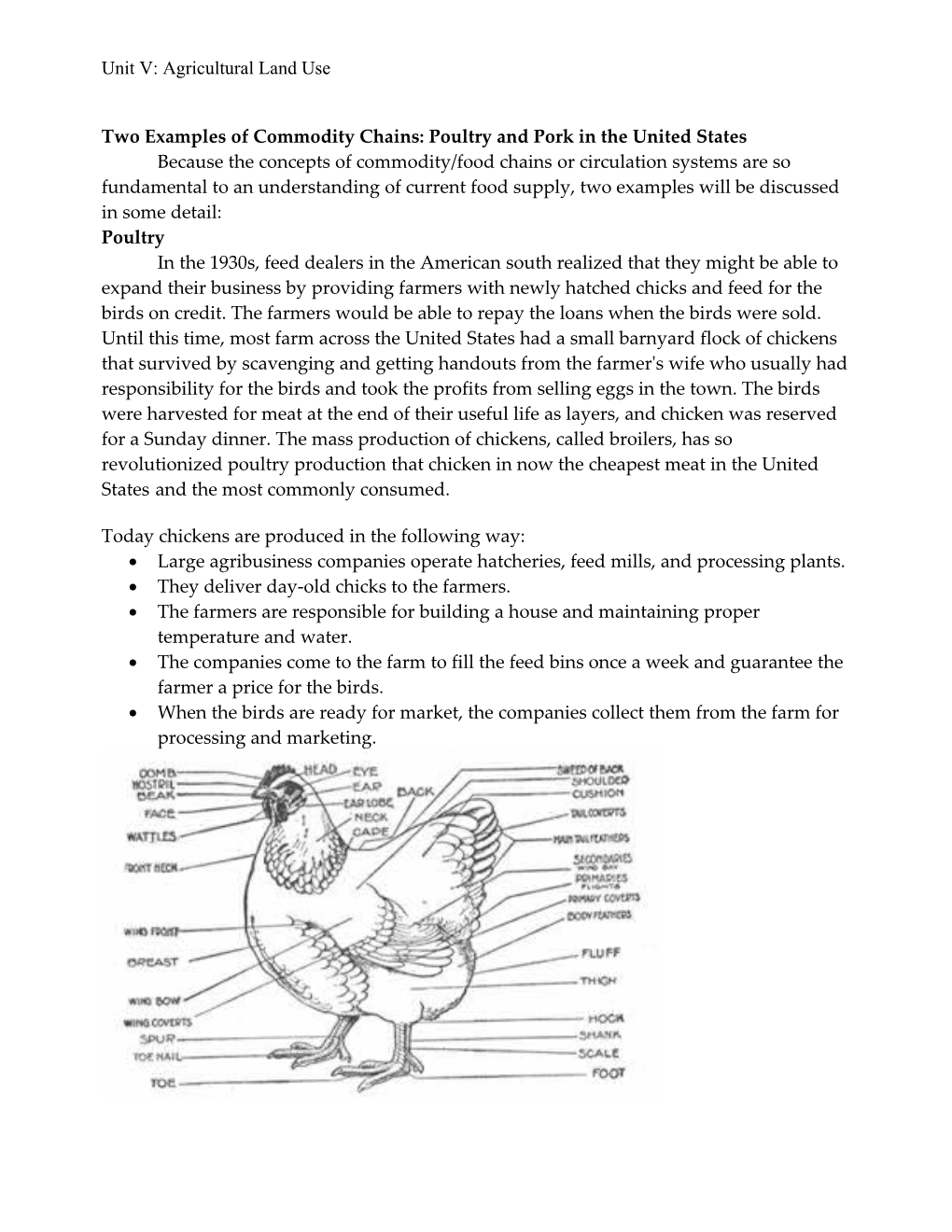 Two Examples of Commodity Chains: Poultry and Pork in the United States s1