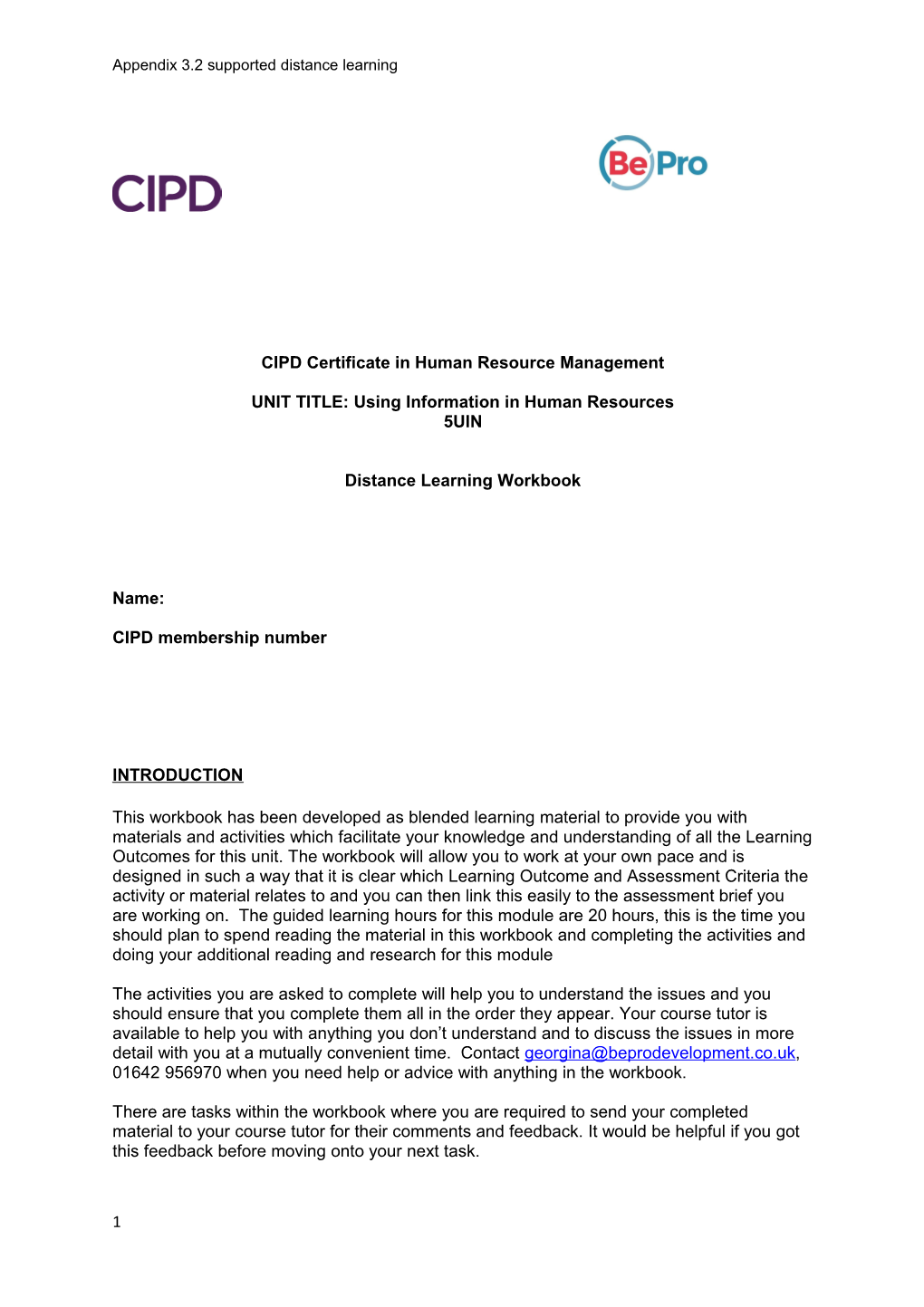 CIPD Certificate in Human Resource Management