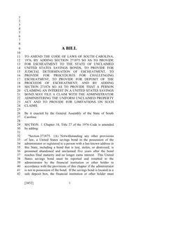 2015-2016 Bill 3852 Text of Previous Version (Mar. 17, 2015) - South Carolina Legislature Online