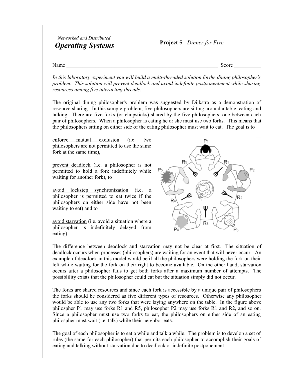 Networked and Distributed