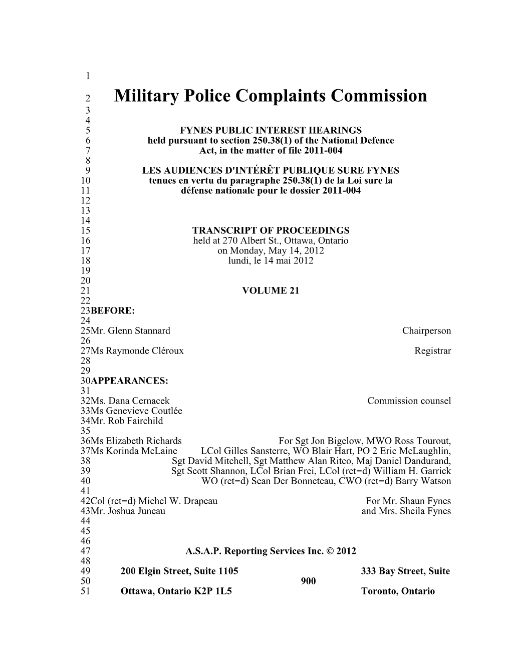 Military Police Complaints Commission