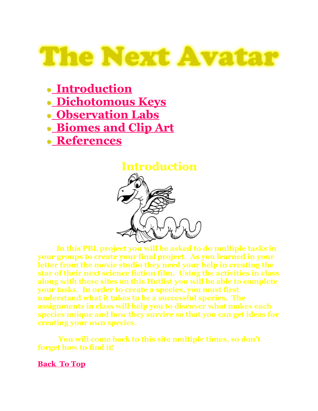 Mrs. Ferguson's PBL: the Next Avatar