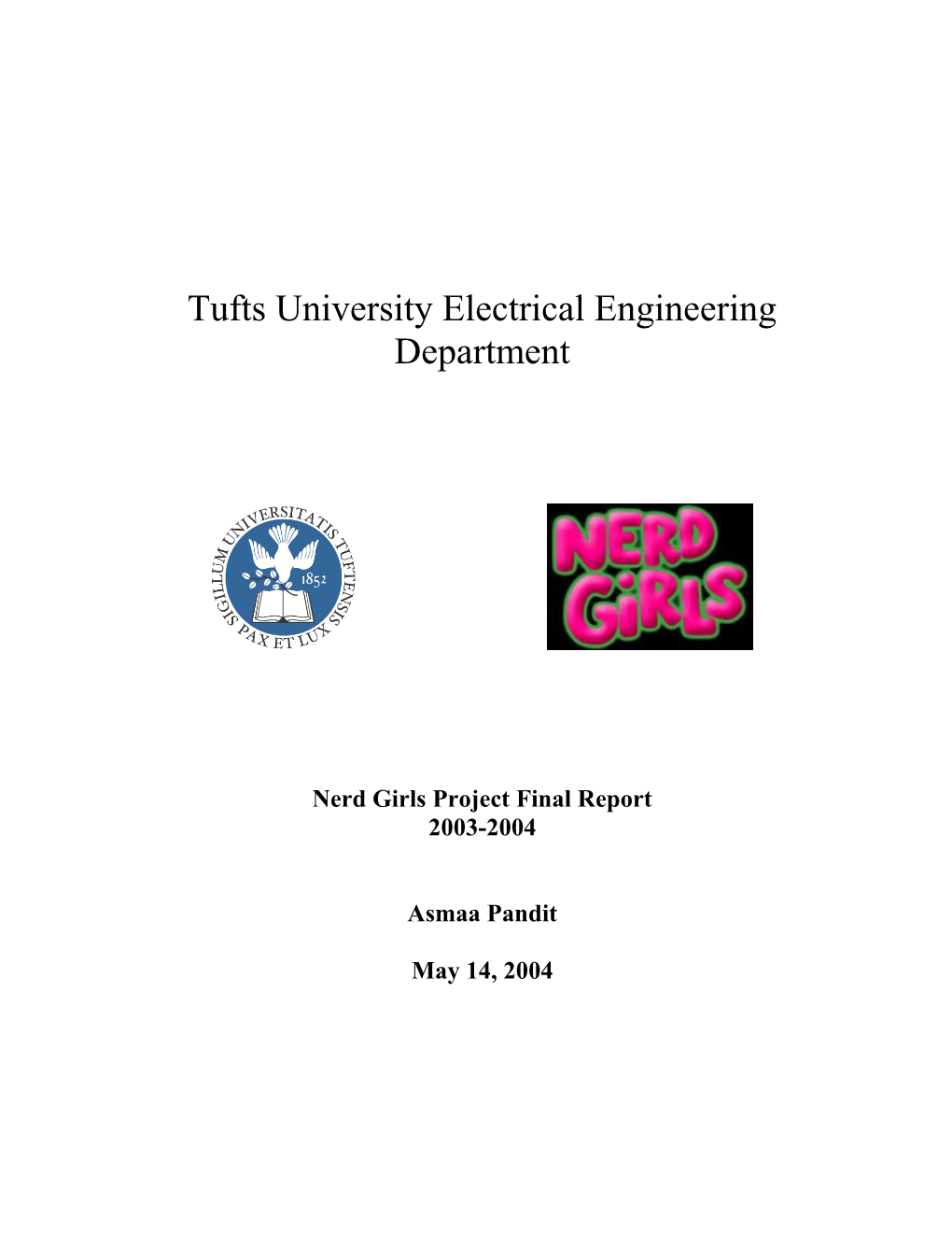 Tufts University Electrical Engineering Department