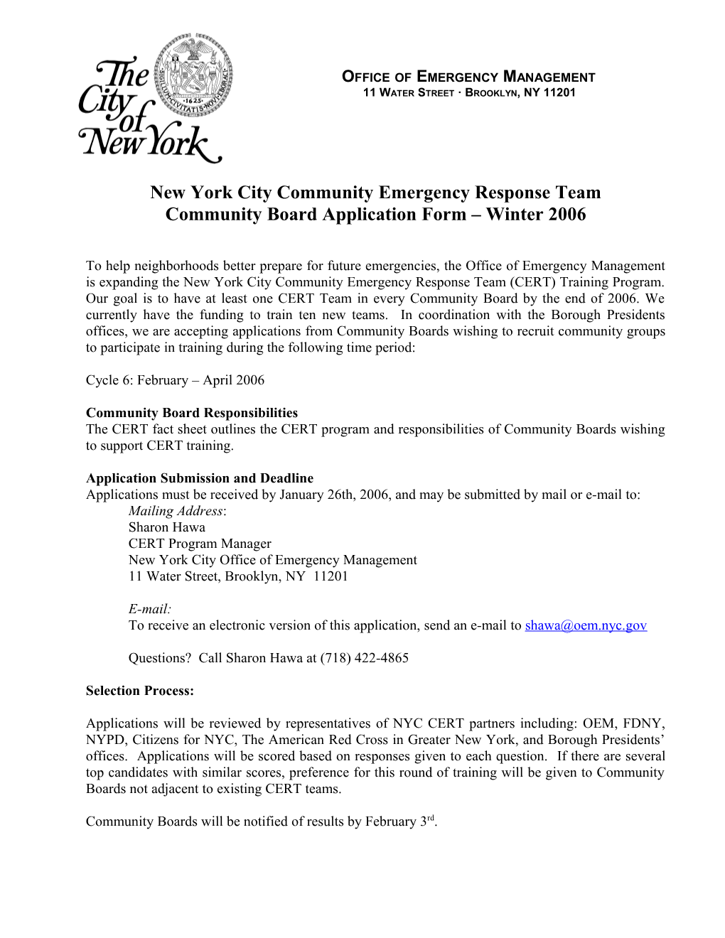 New York City Community Emergency Response Team