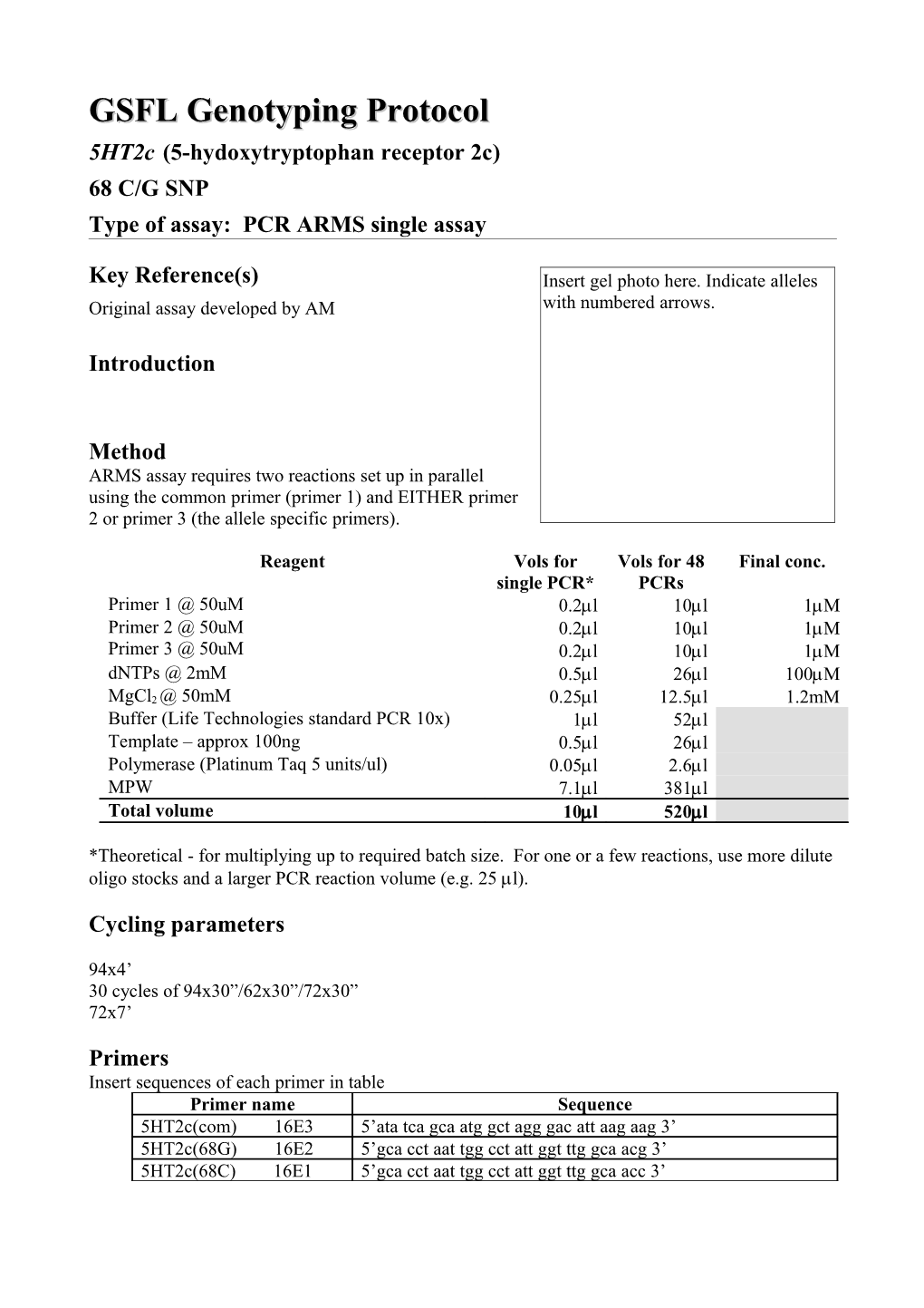 Pcr Genotyping of Dat-1 and Drd4 Genes