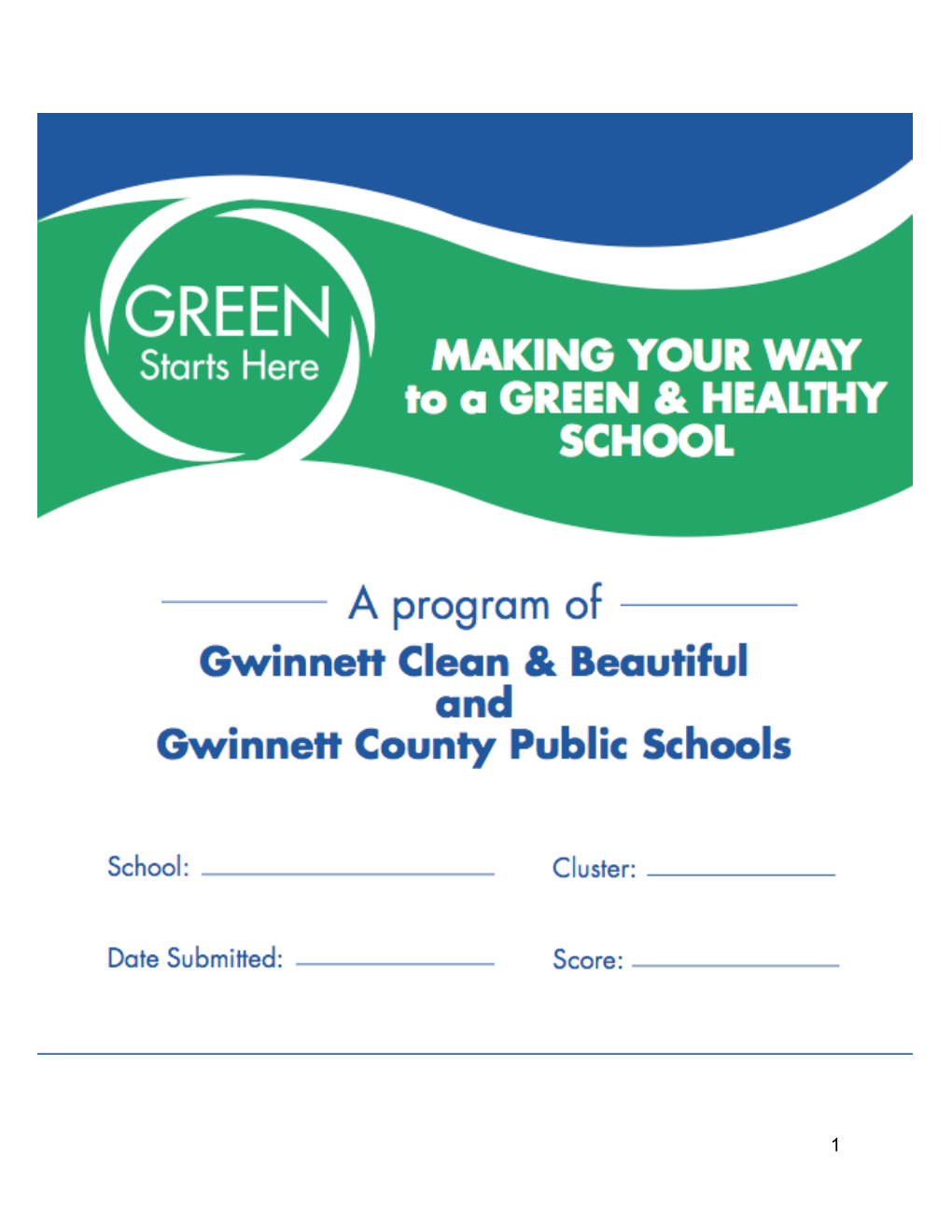 Making Your Way to a Green and Healthy School