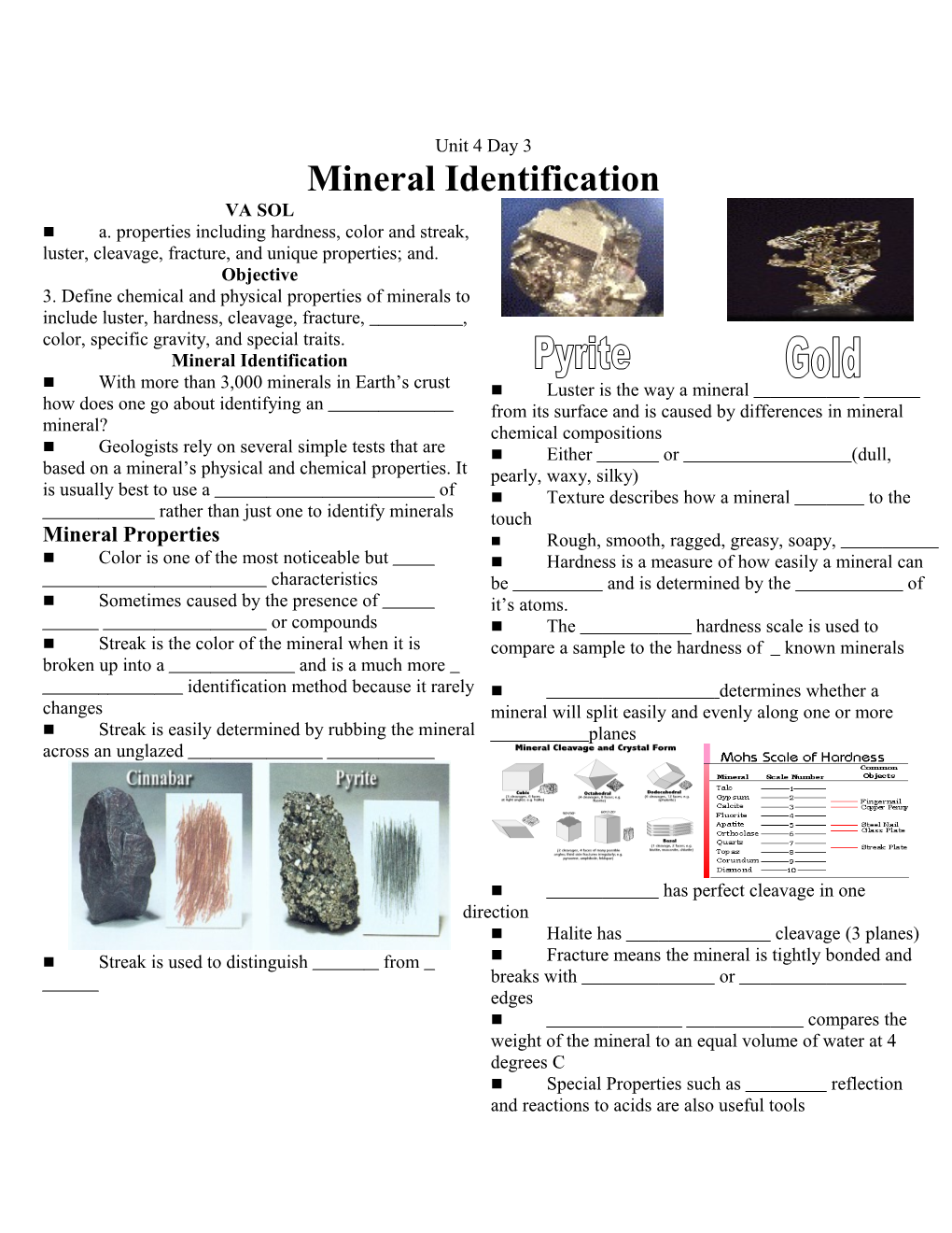 Mineral Identification