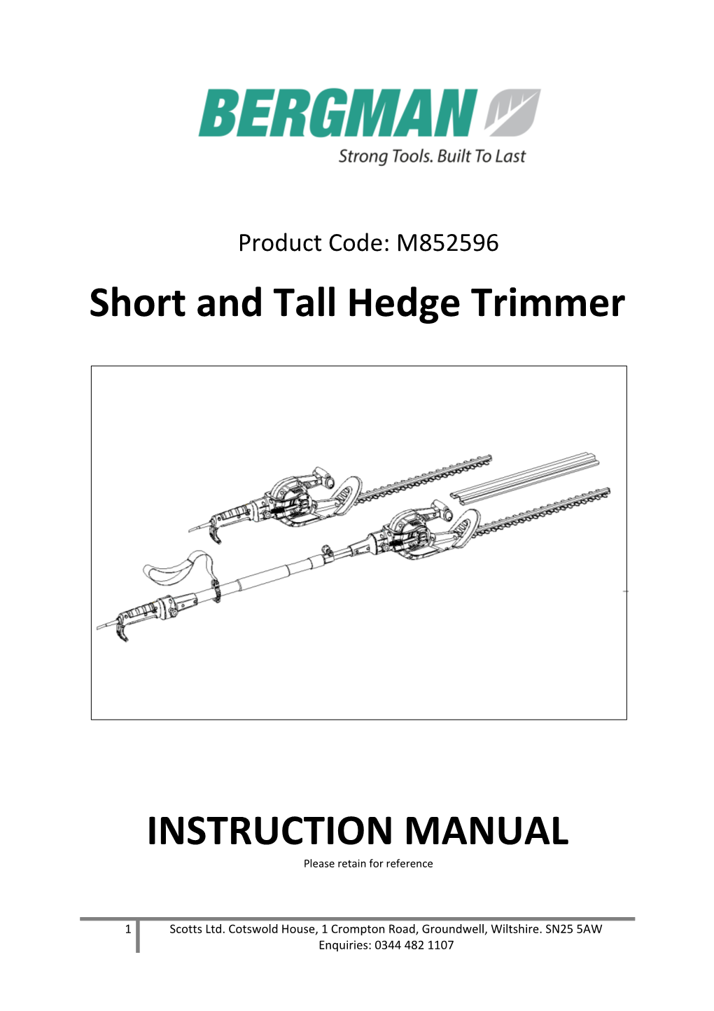 Short and Tall Hedge Trimmer