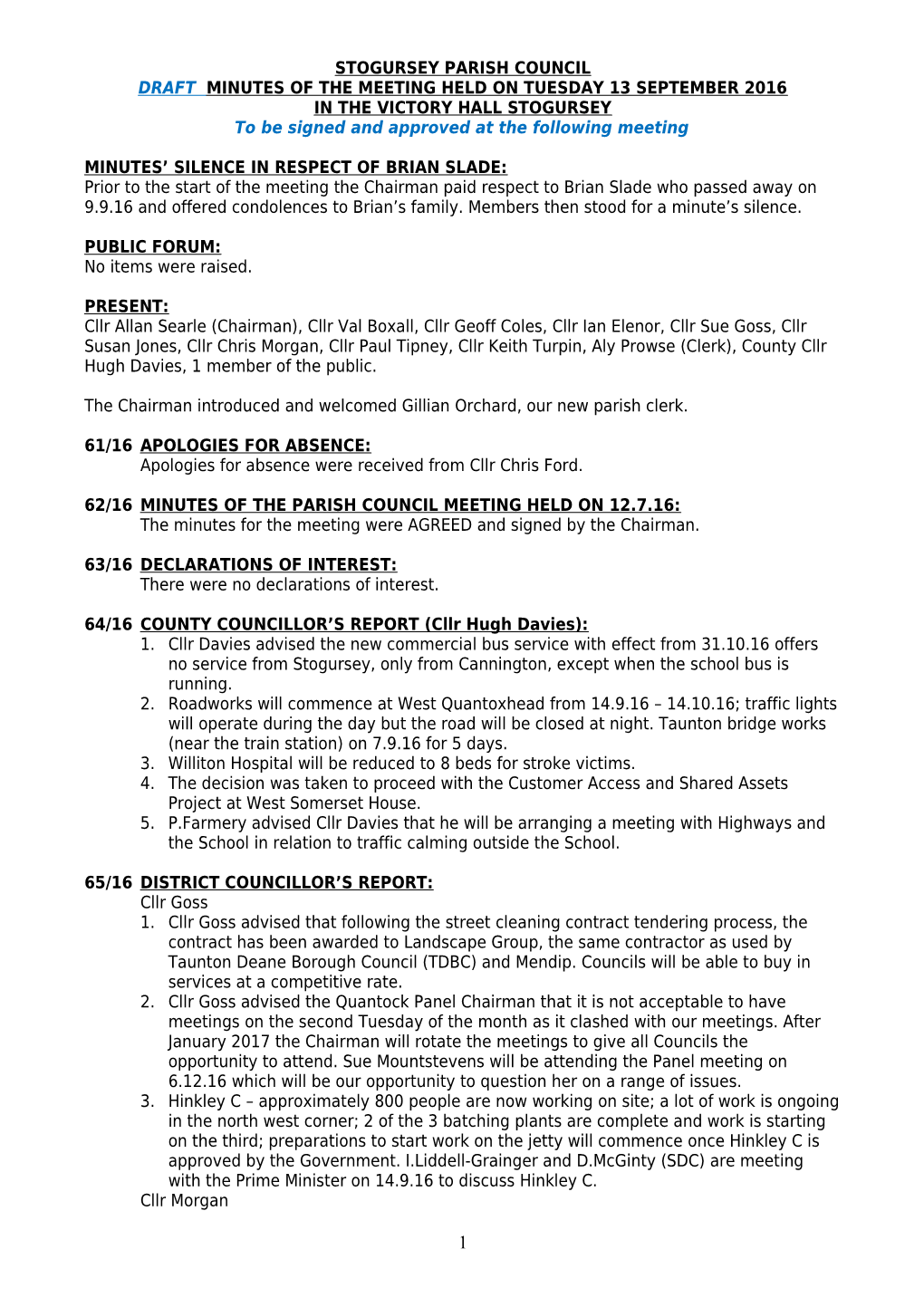 Stogursey Parish Council s2