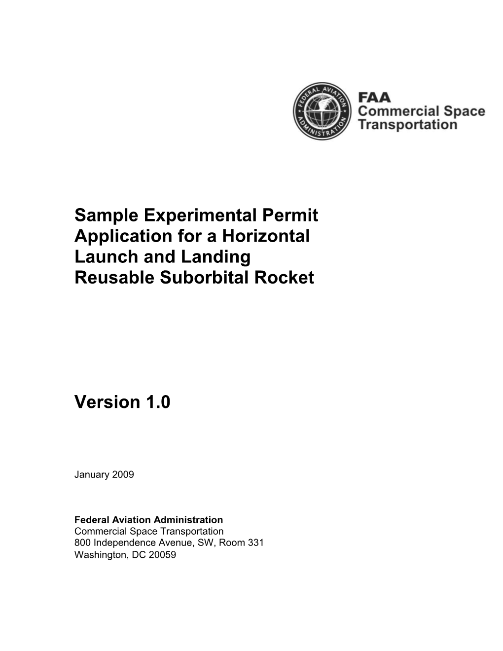 HTHL Sample Permit Application