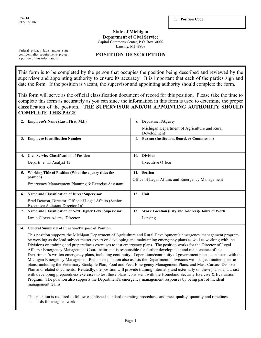 CS-214 Position Description Form s10