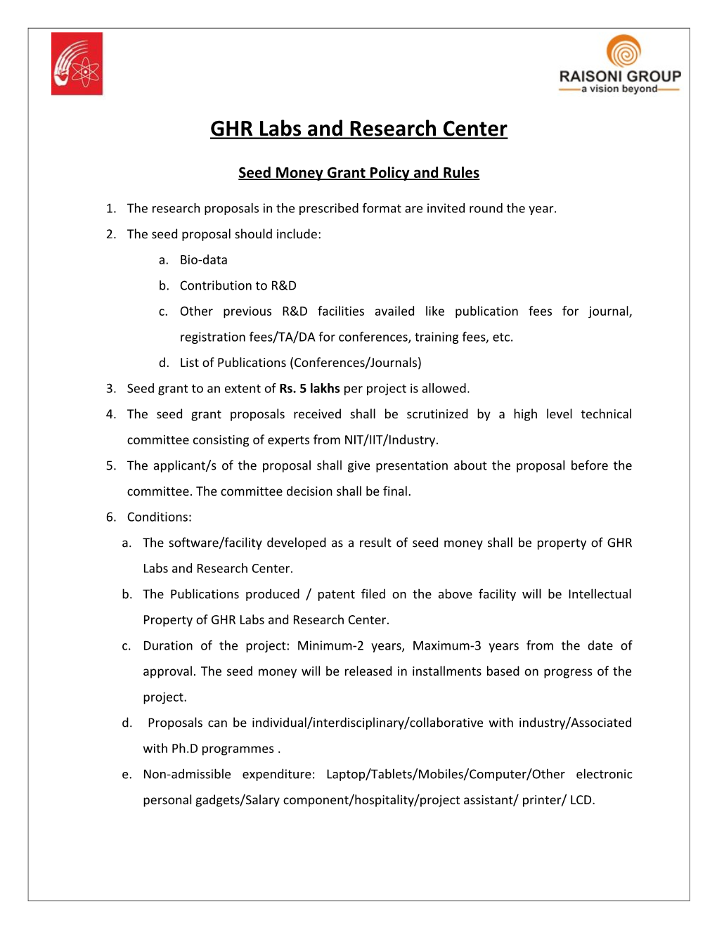 Ghrlabs and Research Center