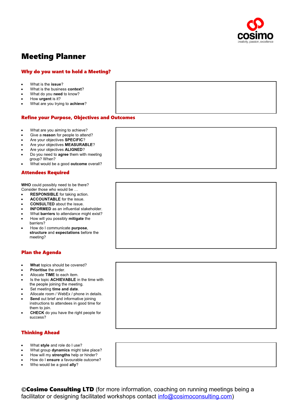 Meeting Planner Achieving Business Results Through Effective Relationships