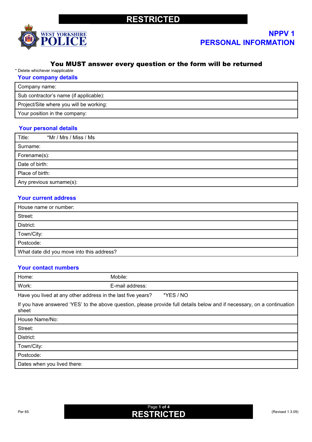 Explorer Vetting Form 2010