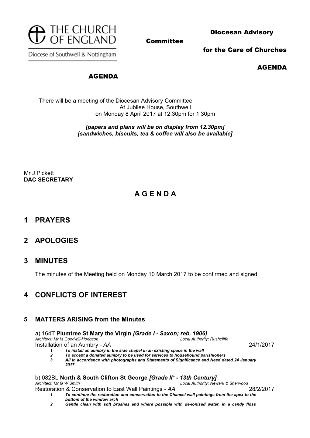 Care of Churches and Ecclesiastical Jurisdiction Measure 1991 s2