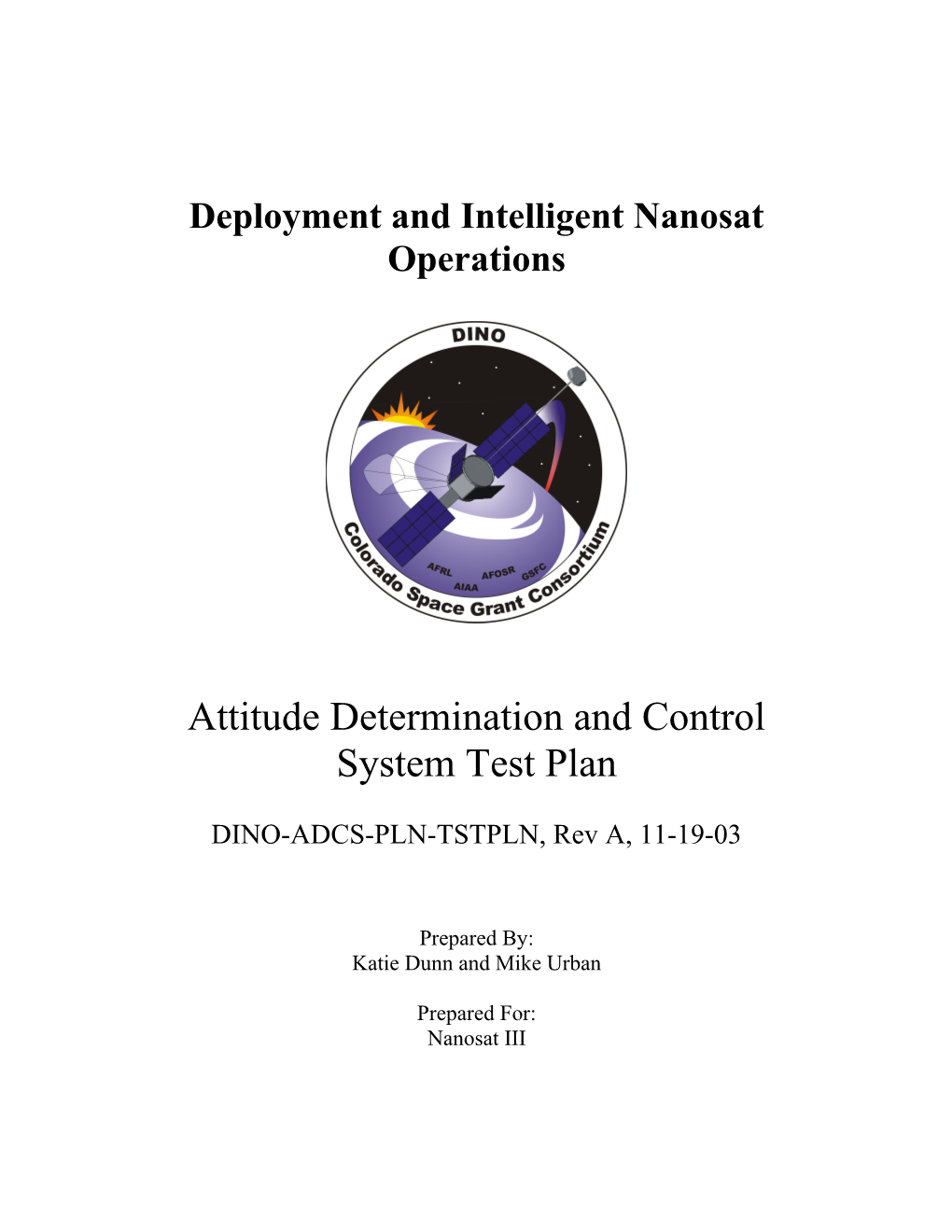 Deployment and Intelligent Nanosat Operations