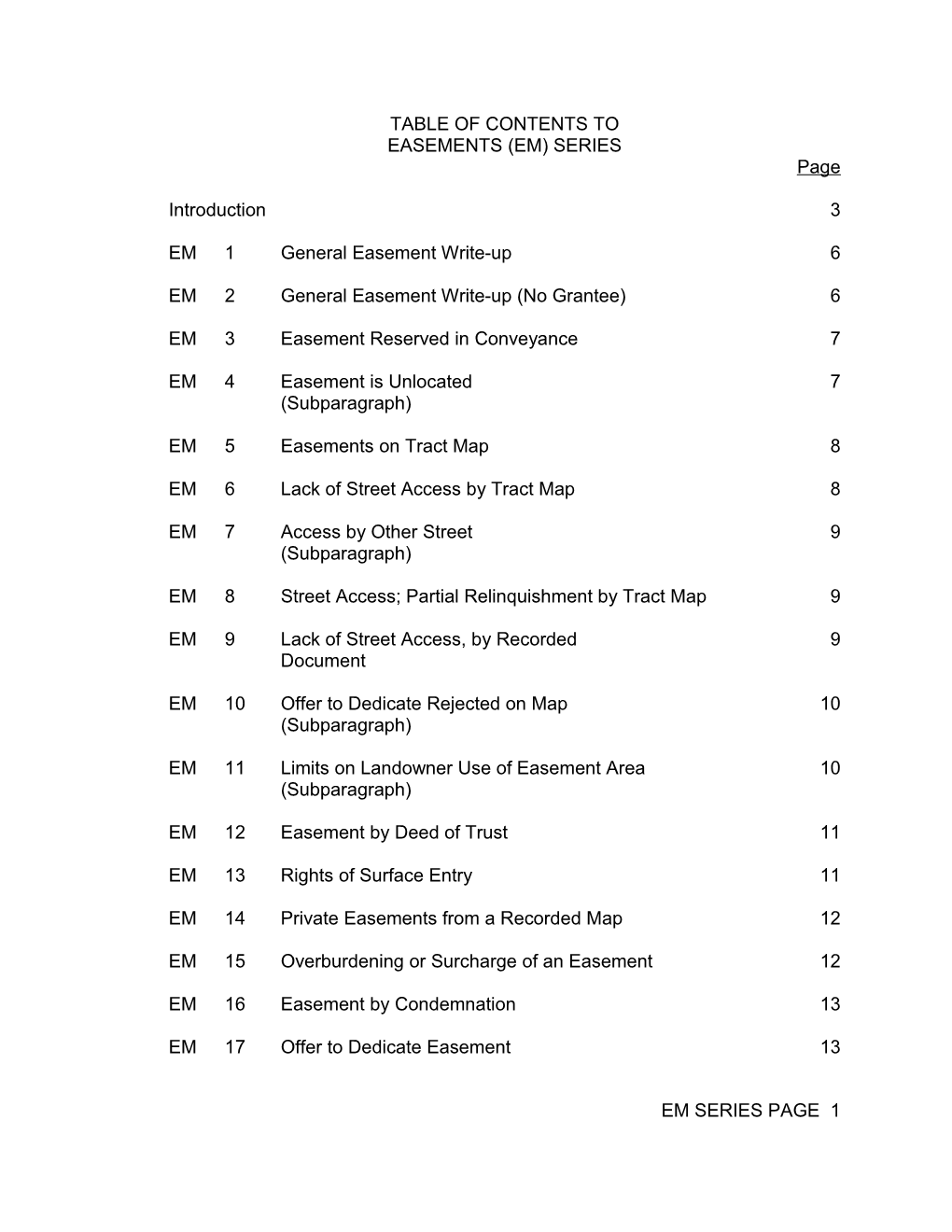 Table of Contents To