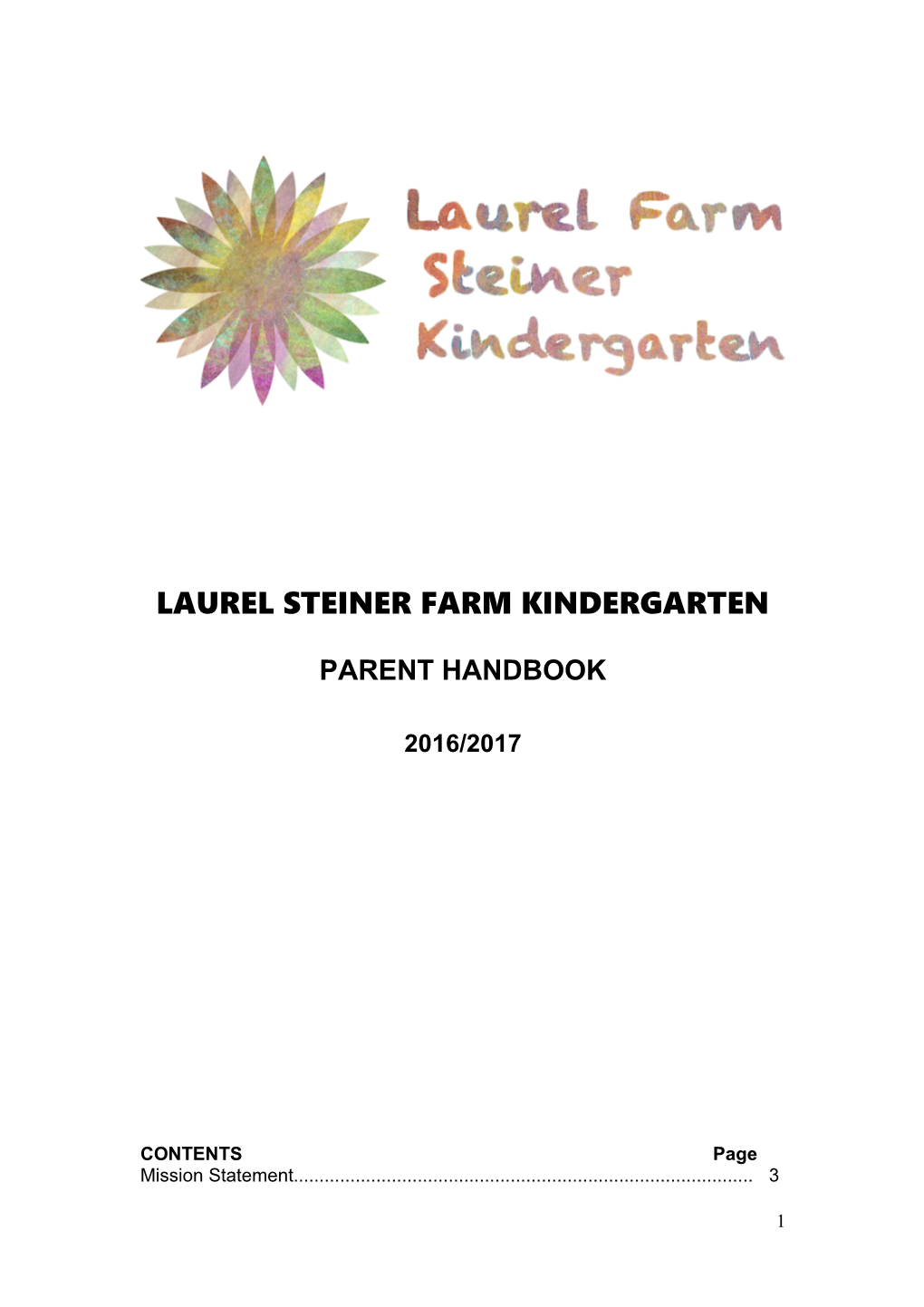 Laurel Steiner Farm Kindergarten