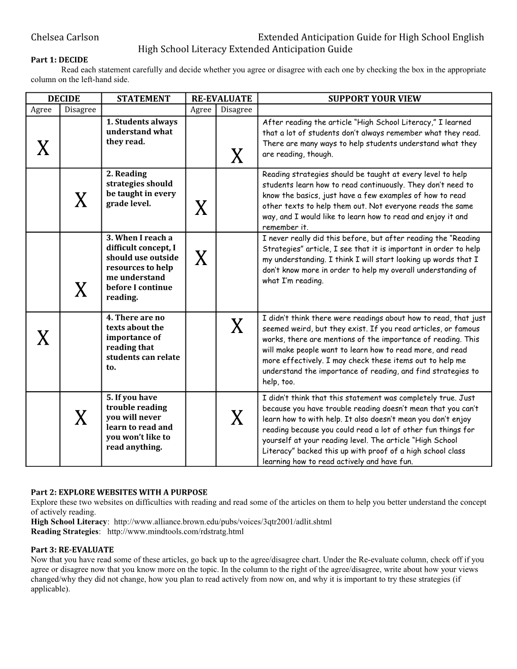 Extended Anticipation Guide