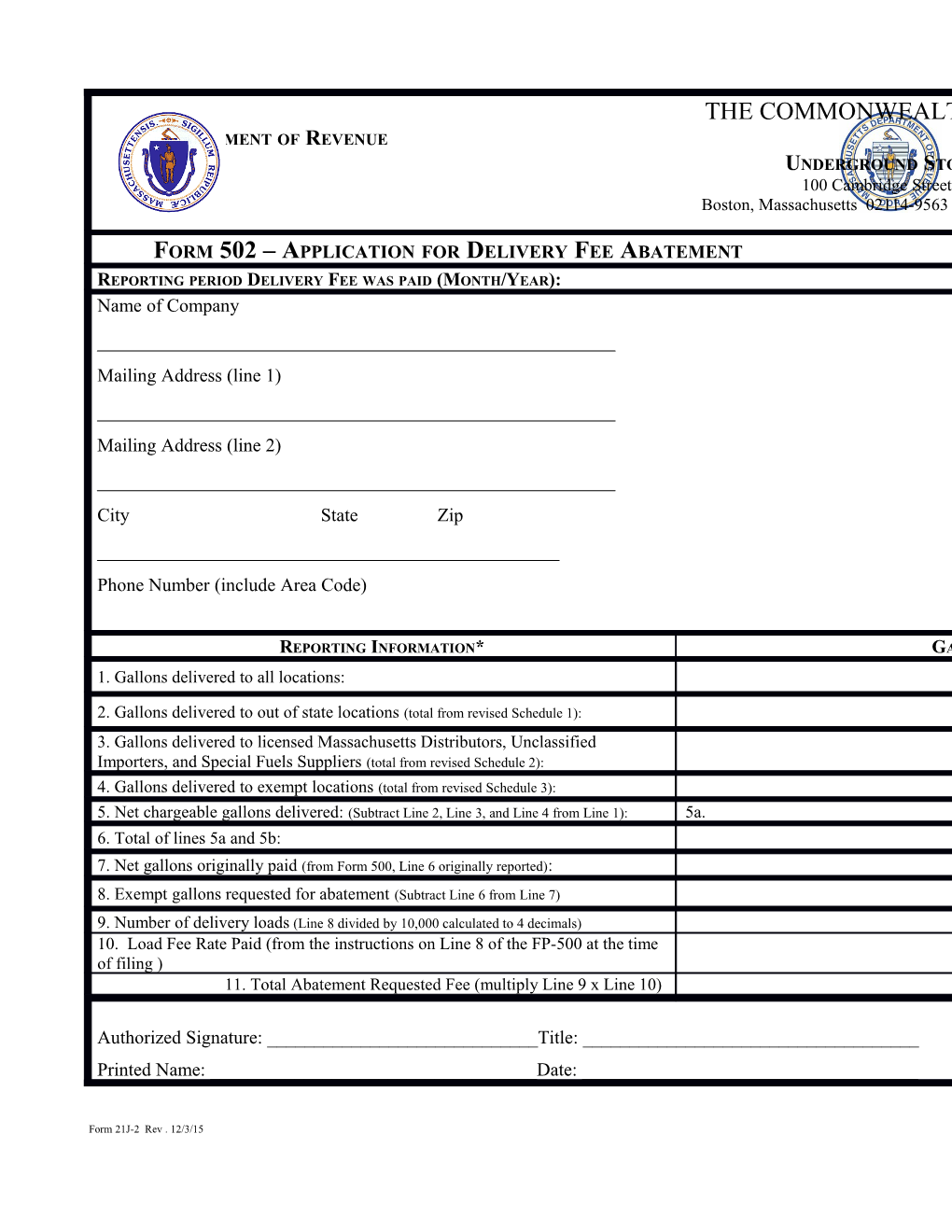 Reporting Period Delivery Fee Was Paid (Month/Year)