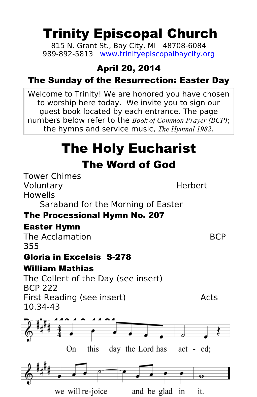 The Sunday of the Resurrection: Easter Day