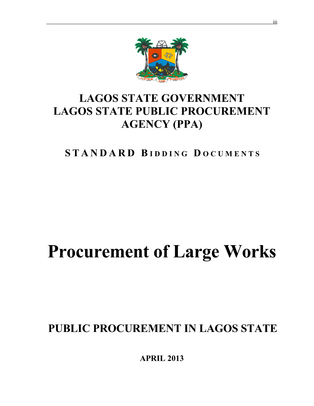Lagos State Public Procurement Agency (Ppa)